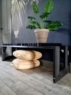 Tuinbank Design 2023 - 150CM - Grenen Hout - Zwart -Buitentuin Winkel 900x1200 3