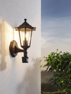 EGLO Laterna 4 Wandlamp - Voor Buiten - Met Sensor - 1 Lichts - Zwart -Buitentuin Winkel 906x1200 1