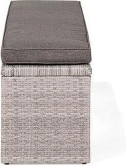 Beliani VITERBO - Loungeset Voor 8 - Grijs - PE Rotan -Buitentuin Winkel 916x1200