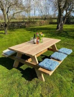 Robuuste Picknicktafel Van Douglashout. Duurzaam En Modern. Lengte 2,40 Meter -Buitentuin Winkel 922x1200 1