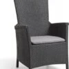 Allibert Vermont Verstelbare Tuinstoel - 64x68x107cm - Grafiet -Buitentuin Winkel 936x1200 1