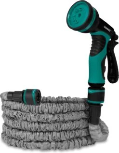 VONROC Tuinslang – Uitrekbare Tuinslang 10 Meter – Incl. Aansluitingen, Muursteun En Broespistool -Buitentuin Winkel 937x1200 1