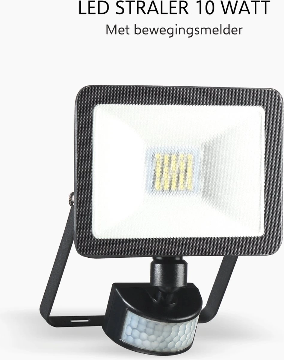 ELRO LF60 Design LED Buitenlamp Met Bewegingssensor - 10W – 800LM – IP54 Waterdicht - Zwart 11 ELRO LF60 Design LED Buitenlamp Met Bewegingssensor - 10W – 800LM – IP54 Waterdicht - Zwart - Afbeelding 9