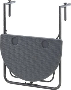 Balkontafel Cicala Inklapbaar 83,5x60x64 Cm Donkergrijs -Buitentuin Winkel 956x1200