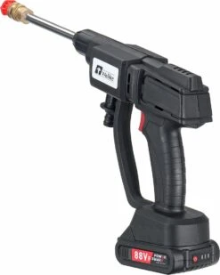 Merkloos Elektrische Accu-Hogedrukreiniger - 20Bar - Multifunctioneel Mondstuk - Draagbaar Oplaadbaar Snoerloos - Reinigingsspuitpistool - Met Rijke Accessoires - Voor Makita 18V-batterij - Voor Auto, Tuin, Terras, Raam (Zwart) -Buitentuin Winkel 958x1200