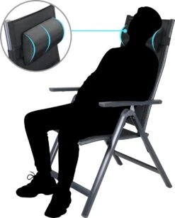 Casaria Tuinstoel Aluminium - 2 Stuks Inklapbaar - Antraciet -Buitentuin Winkel 966x1200 1