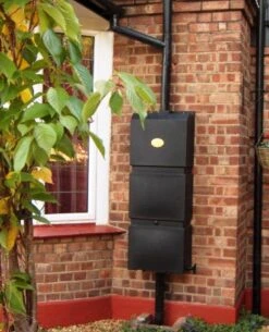 Prestige Regenton Grijs (waterton) 100L (incl. Kraantje En Aan De Wand/muur Te Bevestigen) -Buitentuin Winkel 972x1200 3