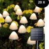 Cynergie - Tuinverlichting Op Zonneenergie - 20 X Led Lampen - Solar Lampjes Met Paddenstoelen - Kerstverlichting Buiten -Buitentuin Winkel 991x1200 5