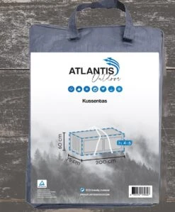 Opbergtas Voor Tuinmeubelkussens - 200 X 75 X 60 Cm (4 – 6 Lounge- Tuinkussens) - Grijs / Antraciet -Buitentuin Winkel 992x1200 1